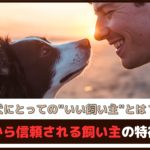 「犬にとっての”いい飼い主”とは？」犬から信頼される飼い主の特徴6つ