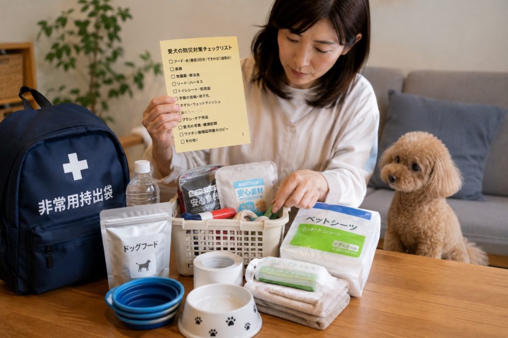 「防災の日」は犬用防災グッズの見直しを！犬を守るための項目やグッズチェック、活用術を紹介！