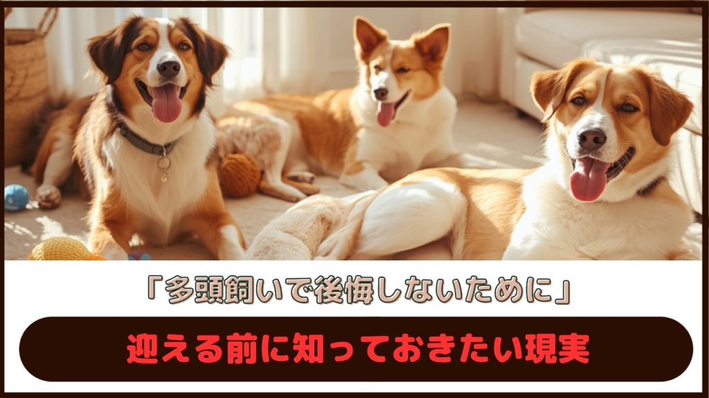 「多頭飼いで後悔しないために」迎える前に知っておきたい現実