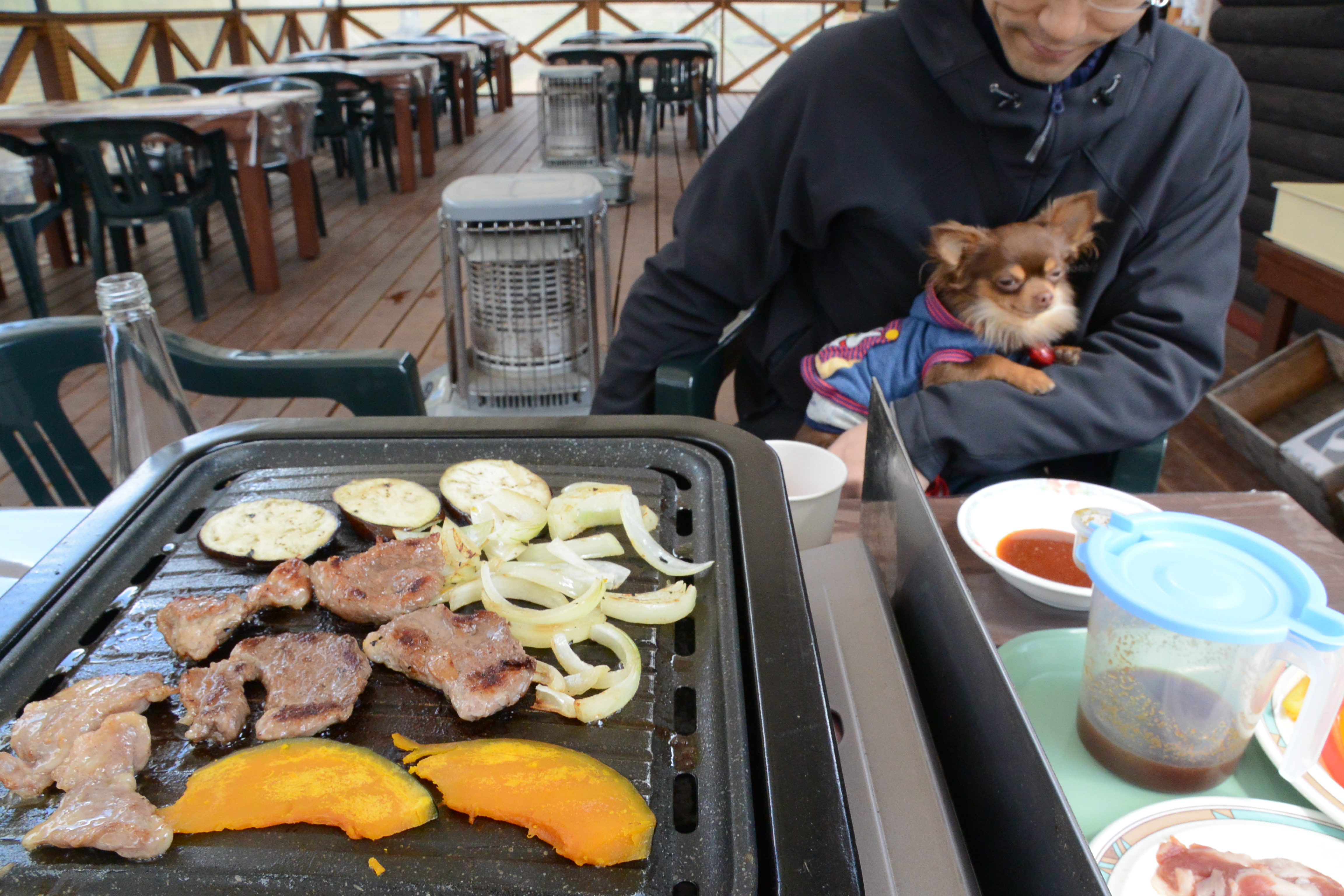 新鮮なジンギスカンが食べれる