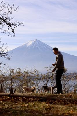 富士山と