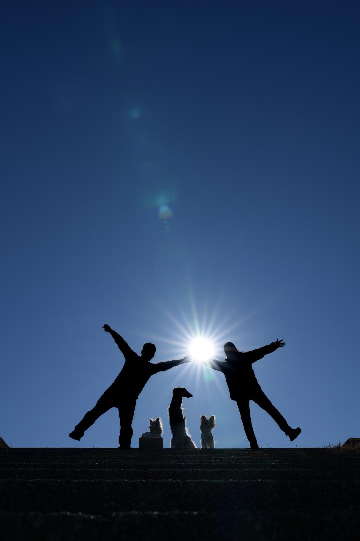 青空シルエット