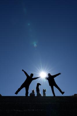 青空シルエット