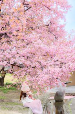 モコちゃんと春を感じて