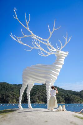White deer